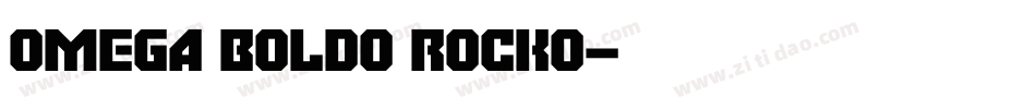 OMEGA Boldo Rocko字体转换